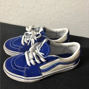 Vans Blue and White Old Skool Sneakers